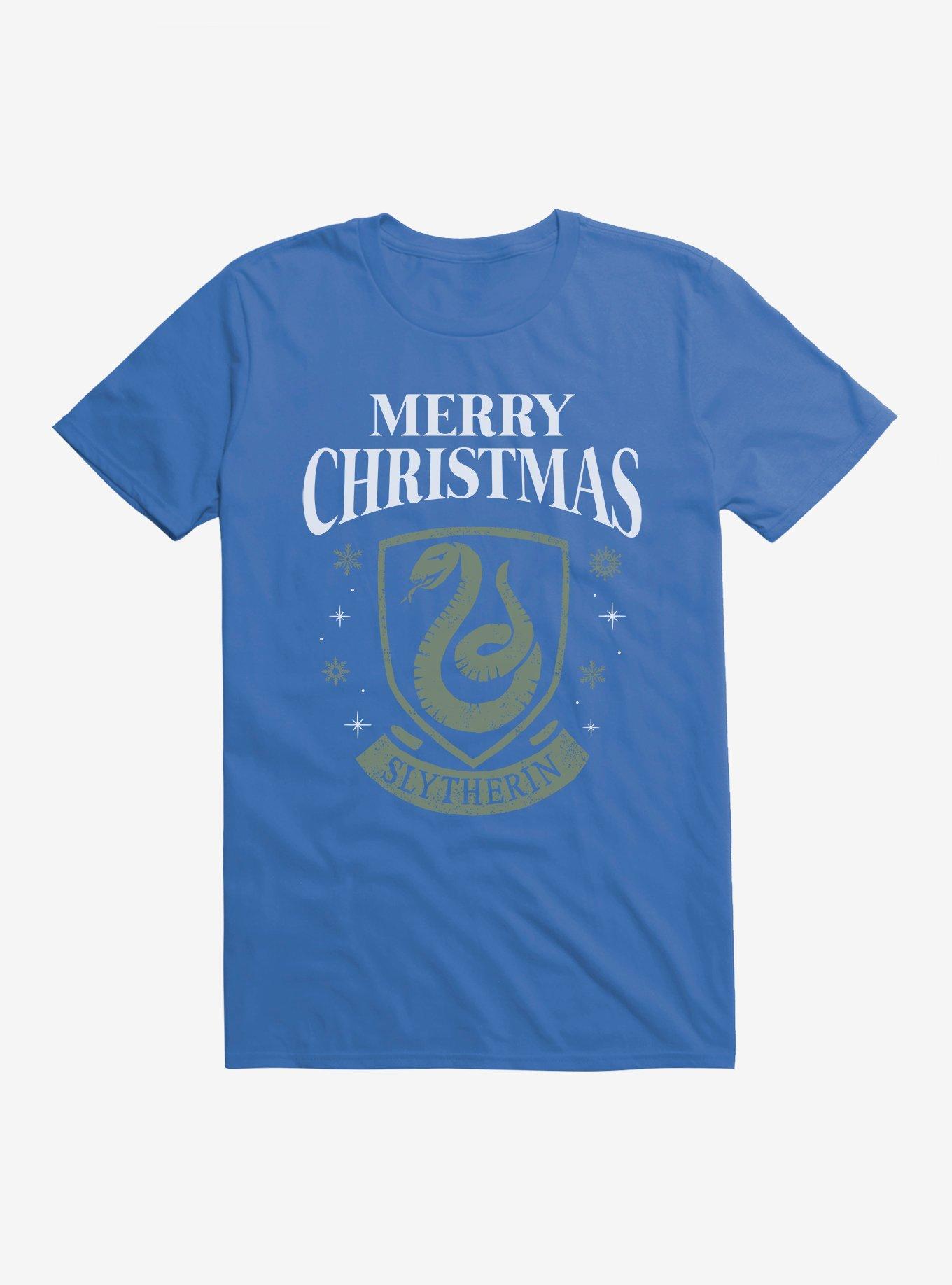 THRDLESS Harry Potter Merry Christmas Slytherin T-Shirt