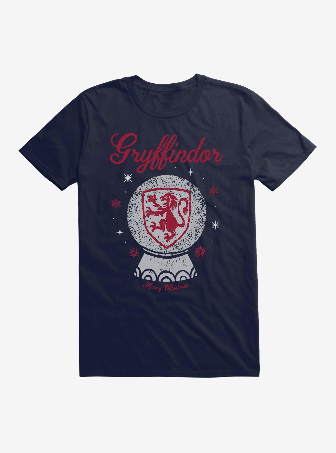 Harry Potter Snow Globe Gryffindor T-Shirt, NAVY, hi-res
