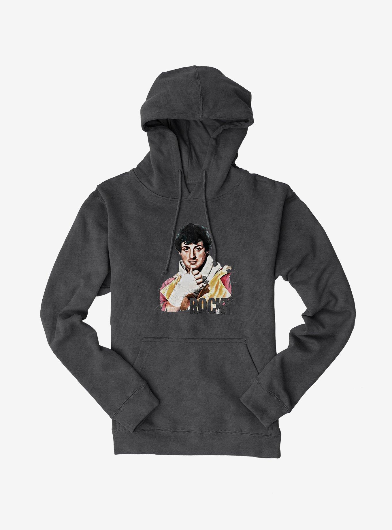 Rocky Pensive Portrait Hoodie, , hi-res