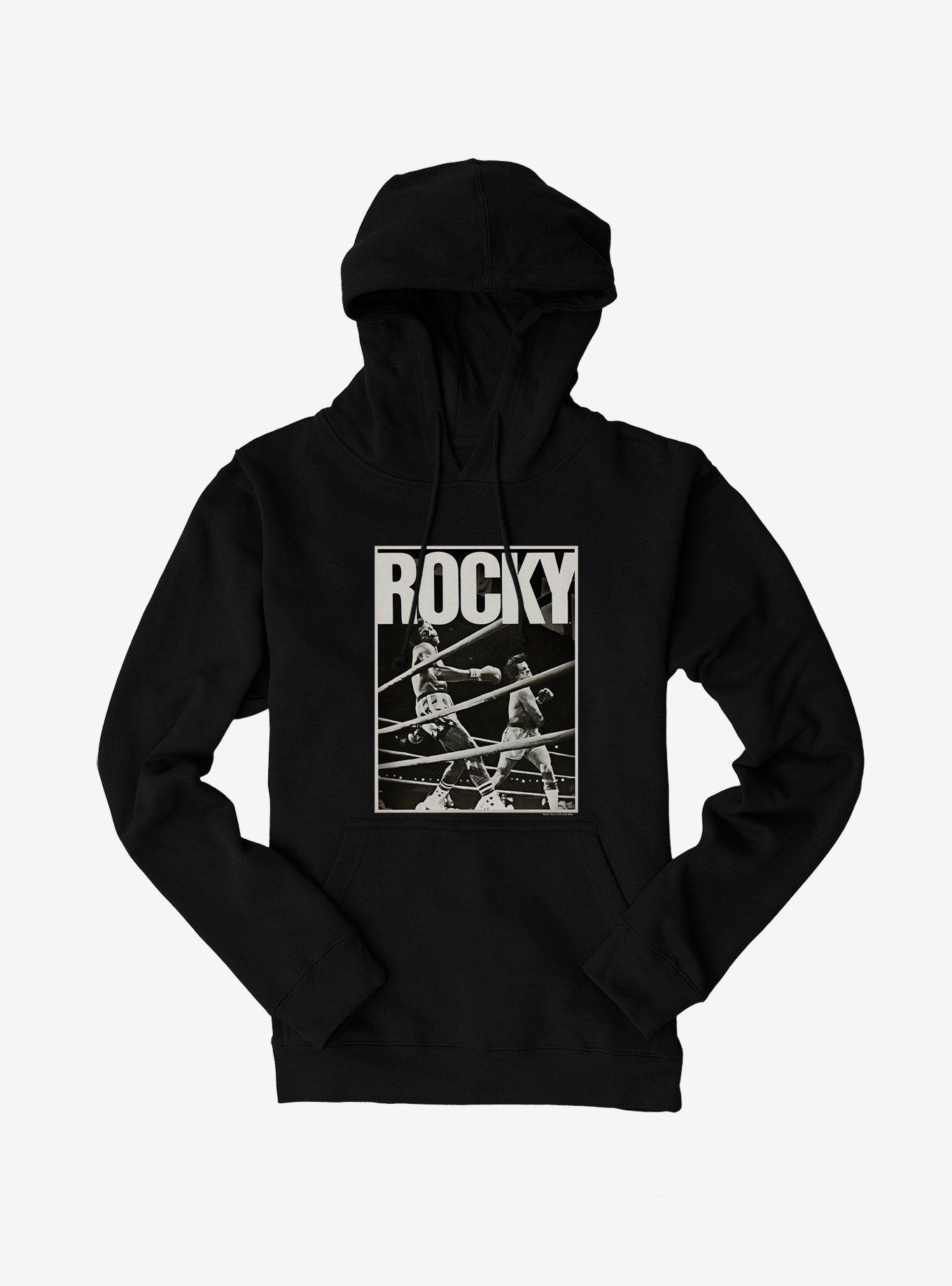 Rocky Punch To Apollo Print Hoodie, , hi-res