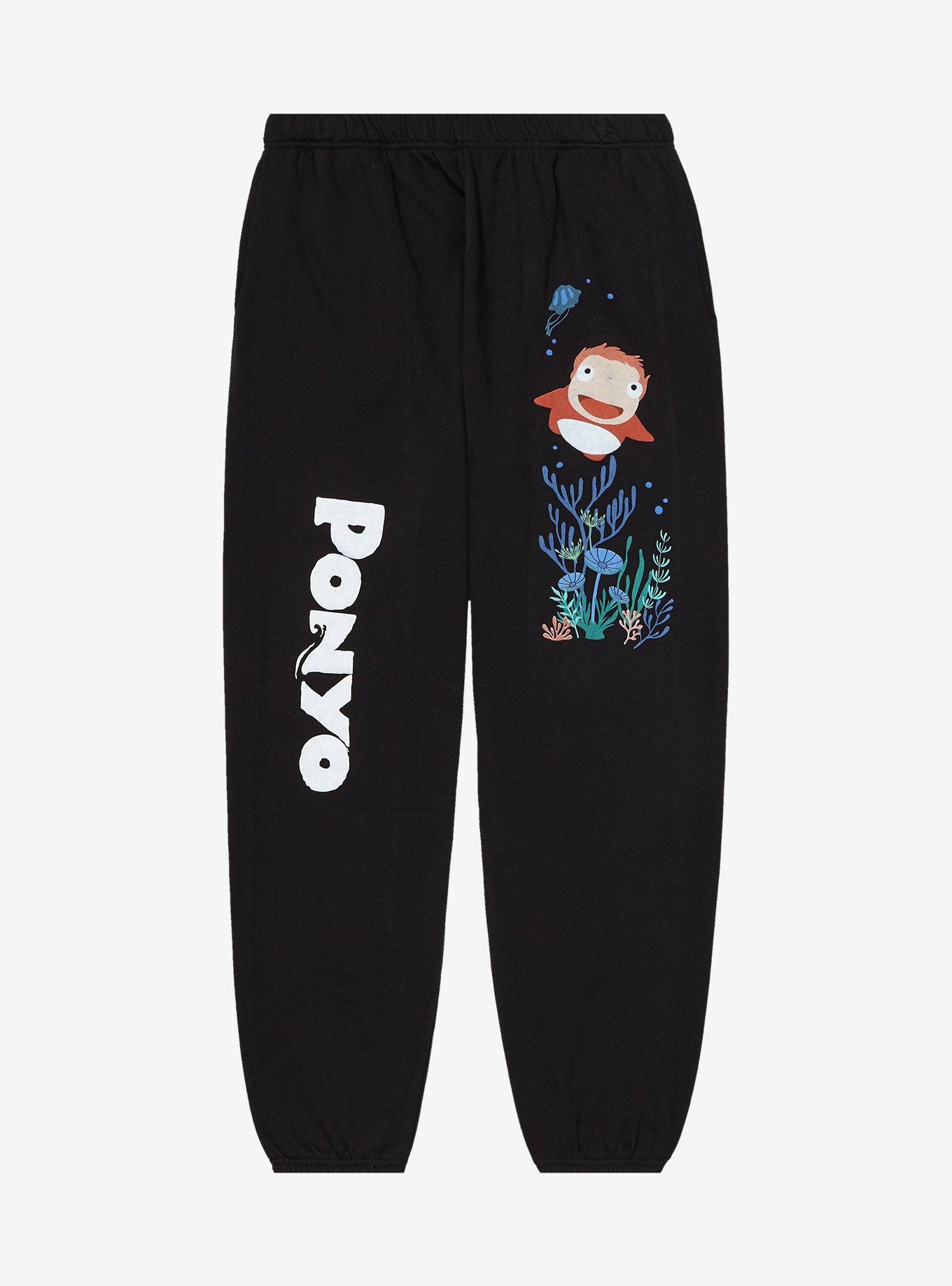 Yasuke Anime Cartoon Text Graphic Print Men's Black Sweatpants-Small