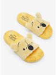 Disney Winnie the Pooh Figural Pooh Bear Slide Sandals- BoxLunch Exclusive, BRIGHT YELLOW, hi-res