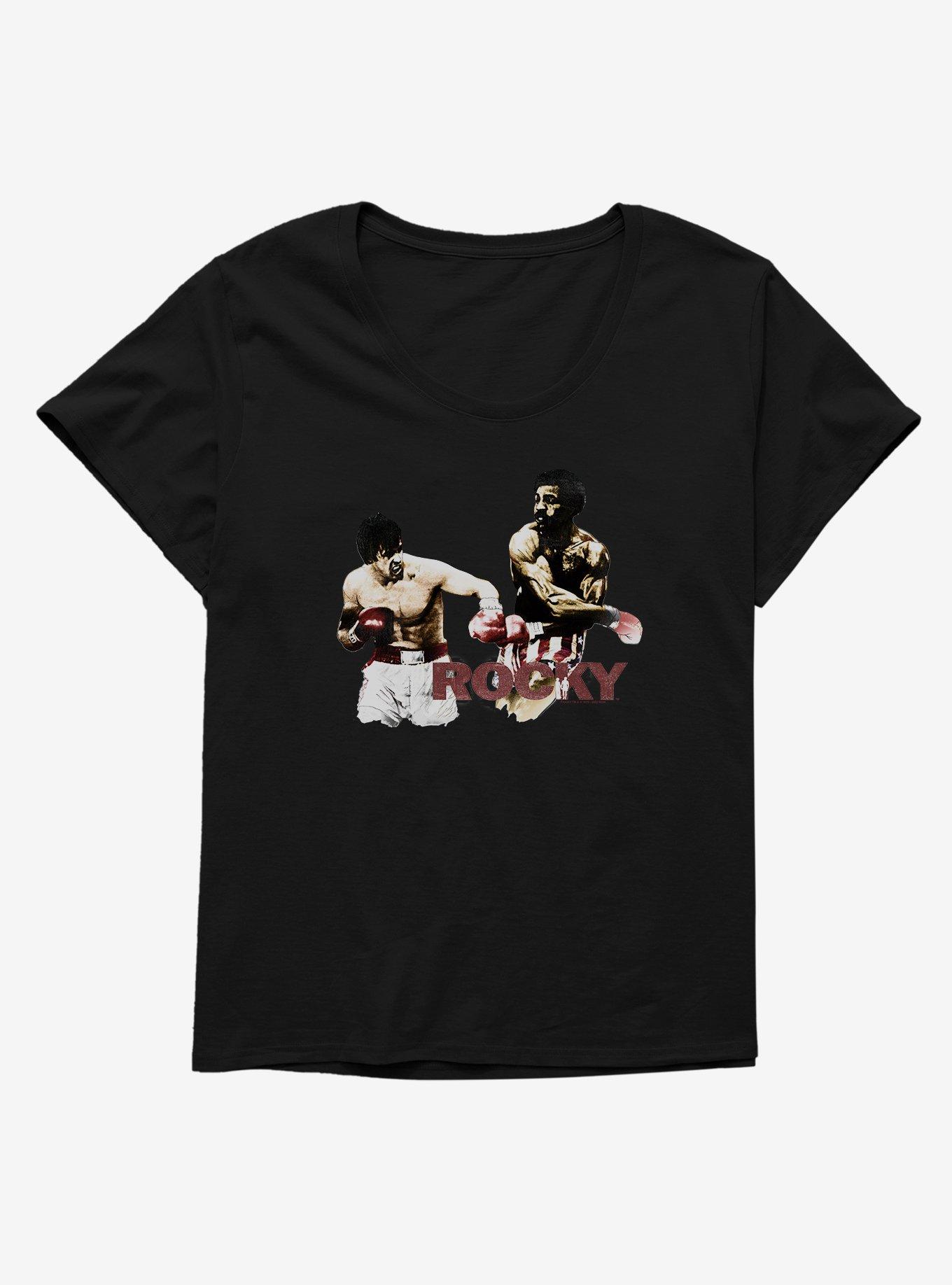 Rocky Vs. Apollo Creed Fight Scene Girls T-Shirt Plus