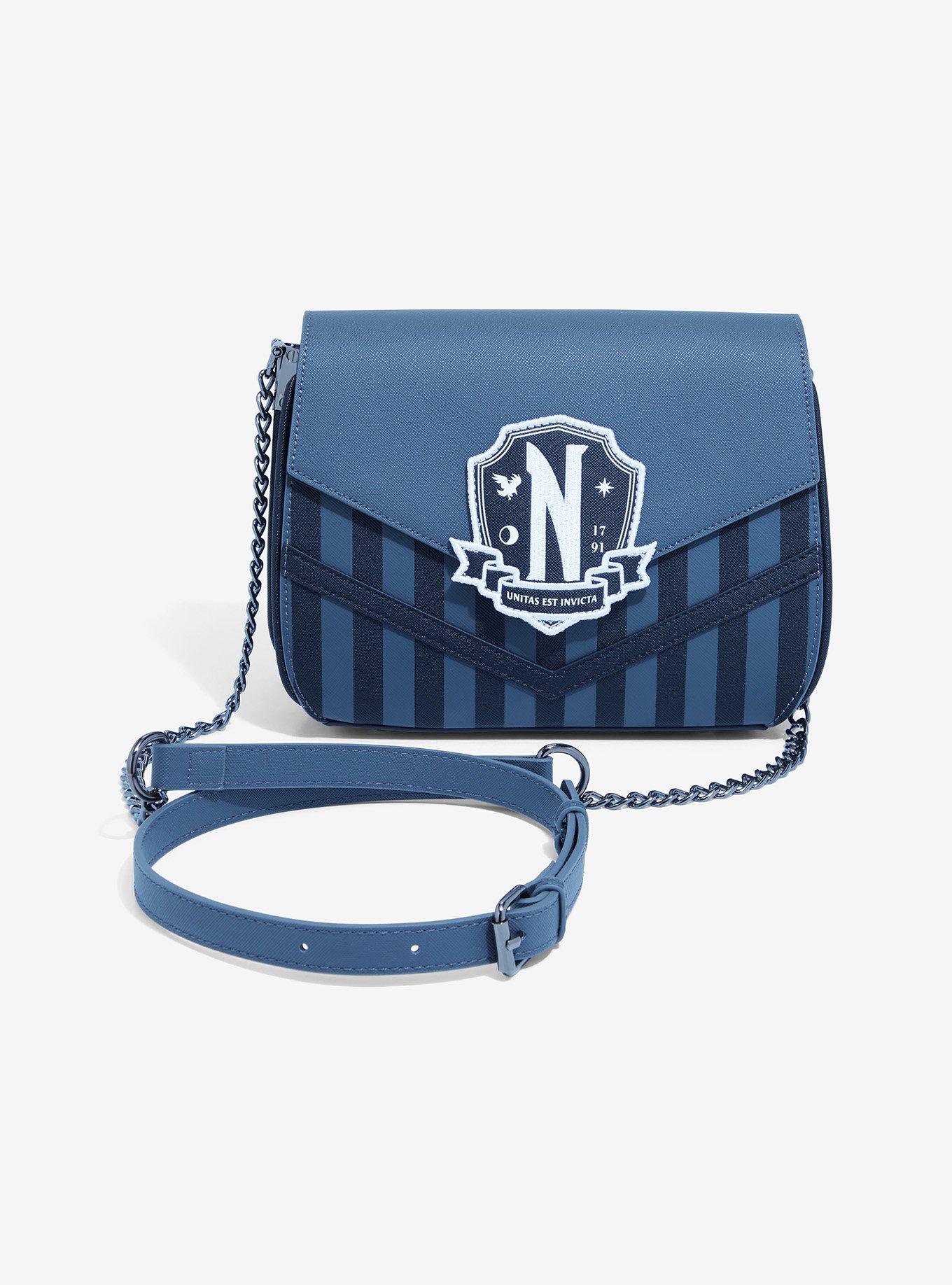 Loungefly Wednesday Nevermore Uniform Crossbody Bag, , hi-res