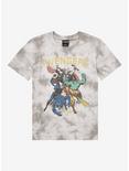 Marvel Avengers Group Portrait Tie-Dye Youth T-Shirt - BoxLunch Exclusive, NATURAL, hi-res