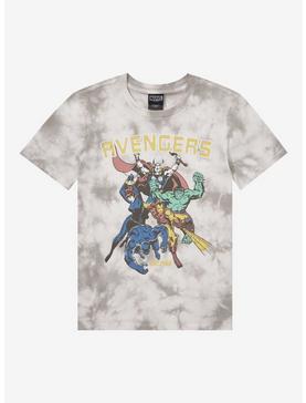 Marvel Avengers Group Portrait Tie-Dye Youth T-Shirt - BoxLunch Exclusive, , hi-res