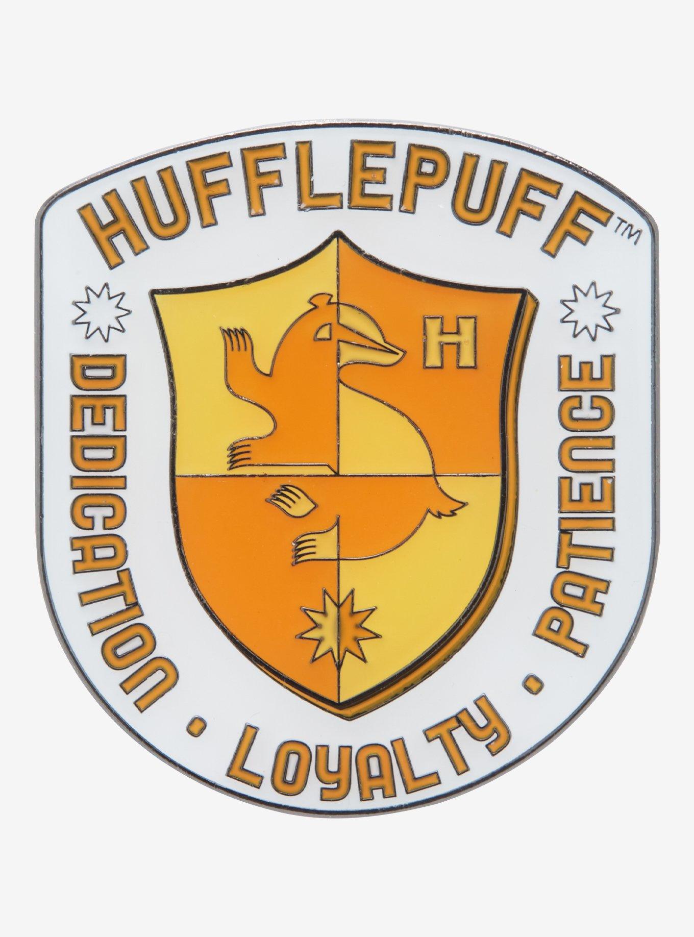Loungefly Harry Potter Hufflepuff Geometric Crest Enamel Pin BoxLunch