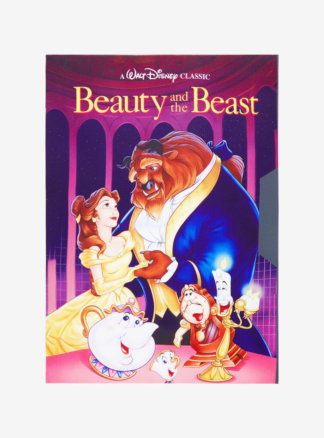 Disney Beauty And The Beast VHS Canvas Art Hot Topic