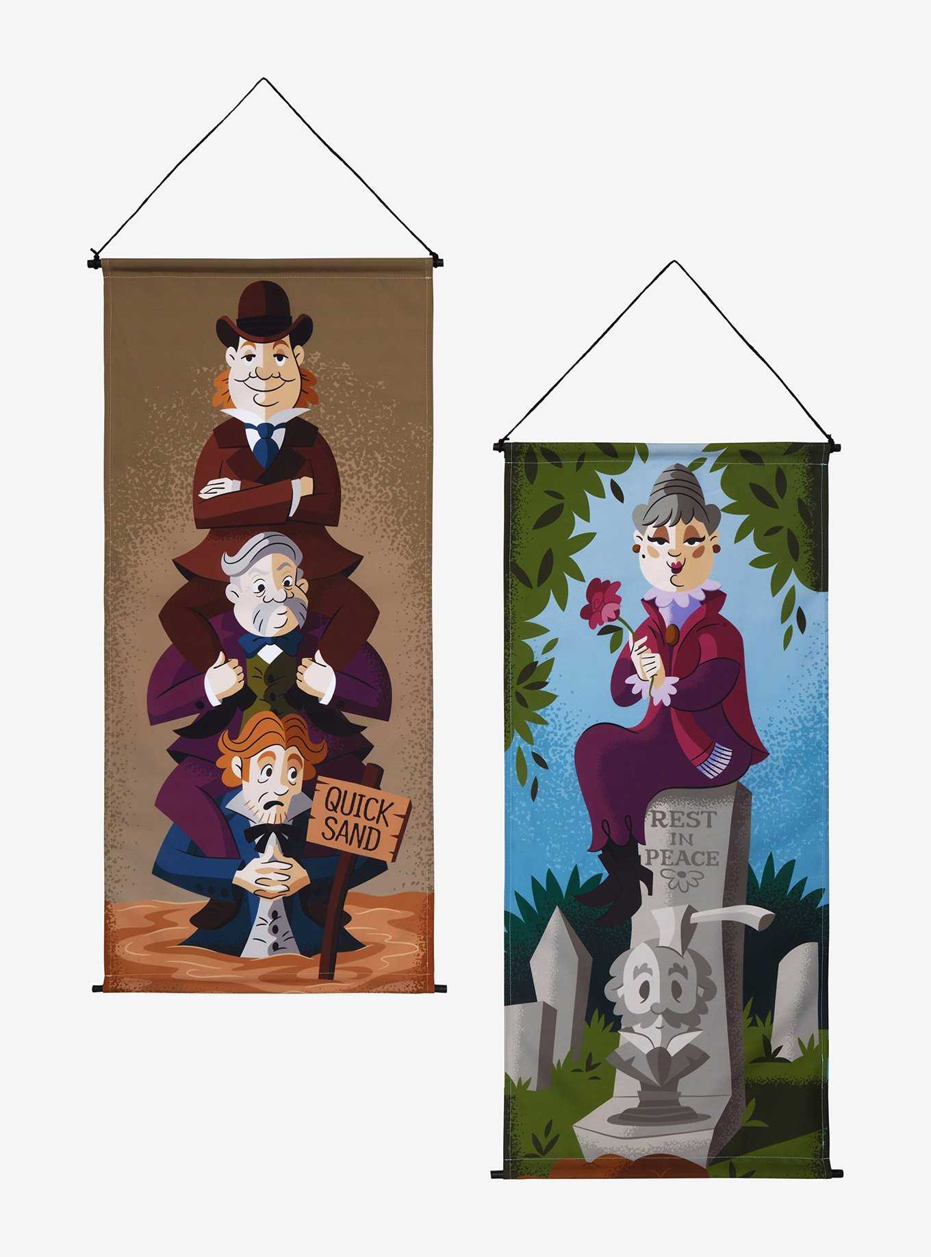 Disney The Haunted Mansion Stretching Portraits Garden Hanging Banners Set, , hi-res