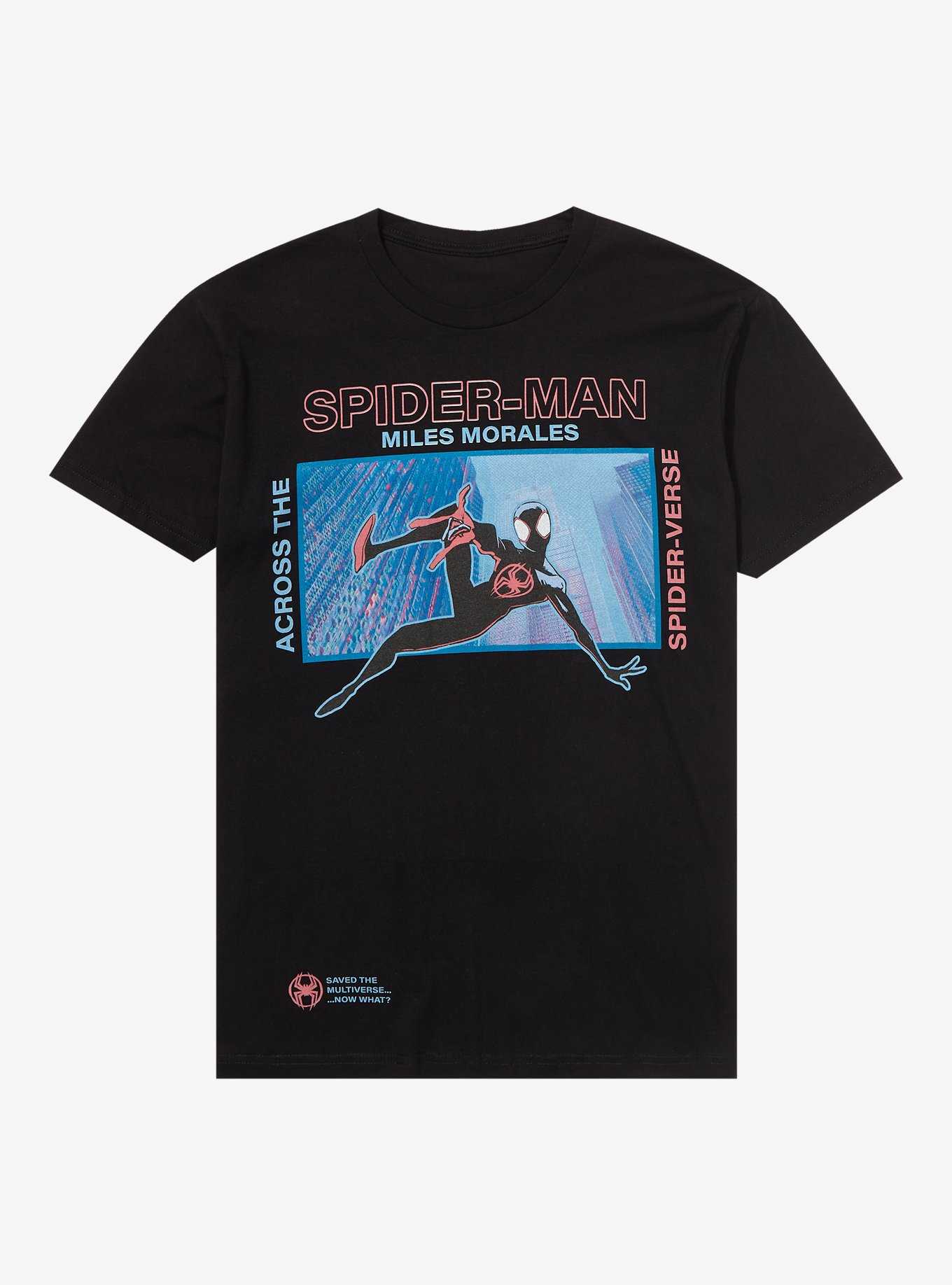 Marvel Spider-Man: Across the Spider-Verse Miles Morales Panel T-Shirt - BoxLunch Exclusive, , hi-res