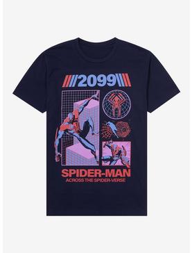 Marvel Spider-Man: Across the Spider-Verse Spider-Man 2099 Grid Portraits T-Shirt - BoxLunch Exclusive, , hi-res