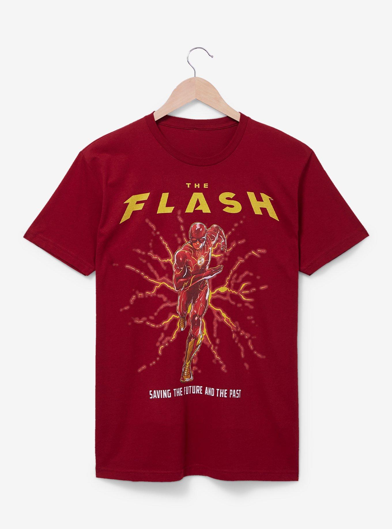 DC Comics The Flash Lightning Portrait T-Shirt - BoxLunch Exclusive, , hi-res