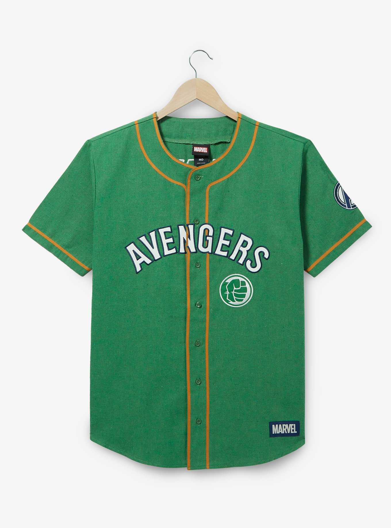 Marvel Avengers Hulk Baseball Jersey - BoxLunch Exclusive, , hi-res