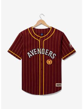 Marvel Iron Man Striped Baseball Jersey - BoxLunch Exclusive, , hi-res