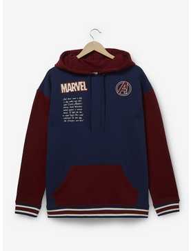 Marvel Avengers Logo Color Block Hoodie - BoxLunch Exclusive, , hi-res