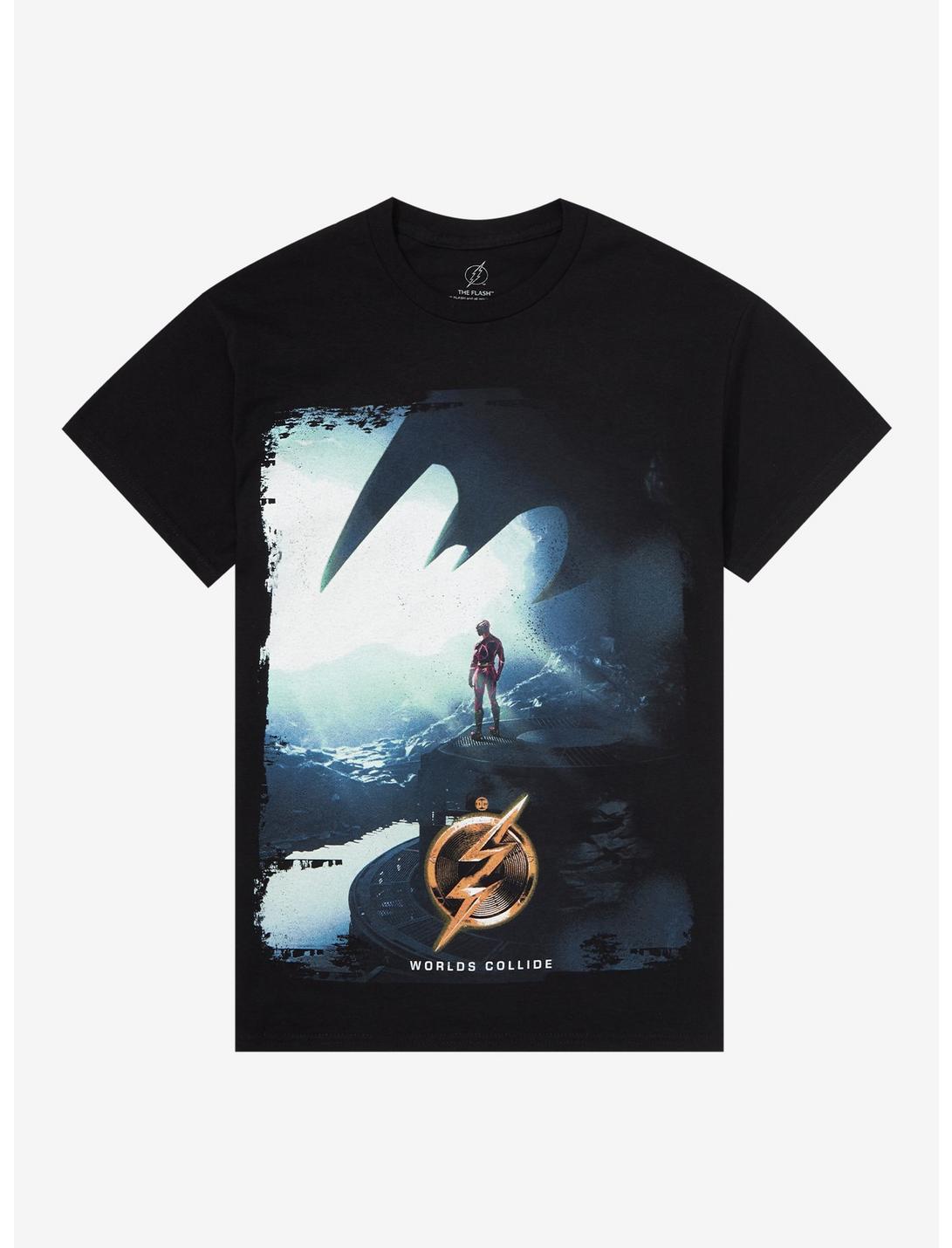 DC Comics The Flash Cave Poster T-Shirt, BLACK, hi-res