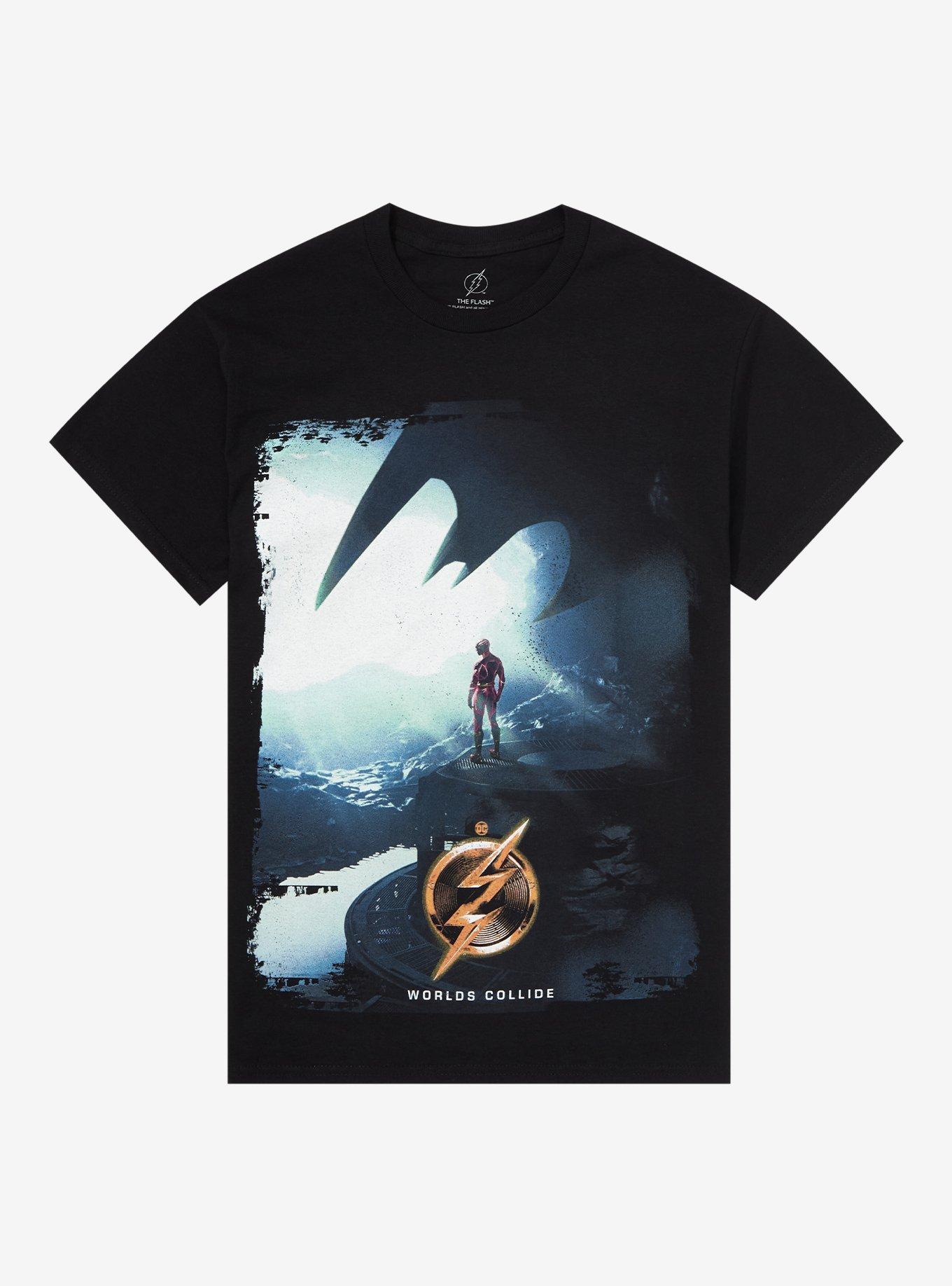 DC Comics The Flash Cave Poster T-Shirt, BLACK, hi-res