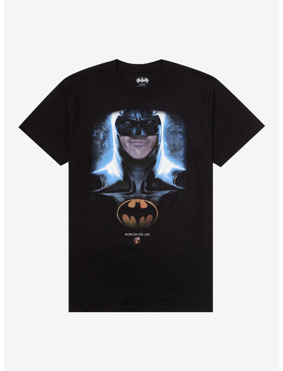 DC Comics The Flash Batman Portrait T-Shirt, BLACK, hi-res