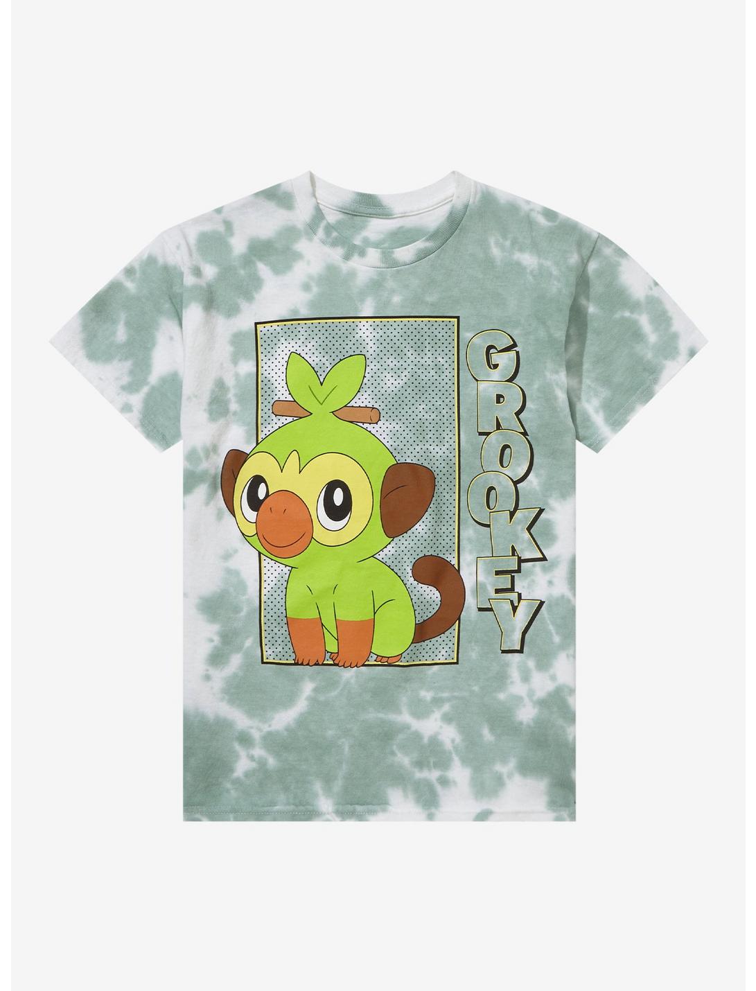 Pokémon Grookey Tie-Dye Youth T-Shirt - BoxLunch Exclusive, TIE DYE, hi-res