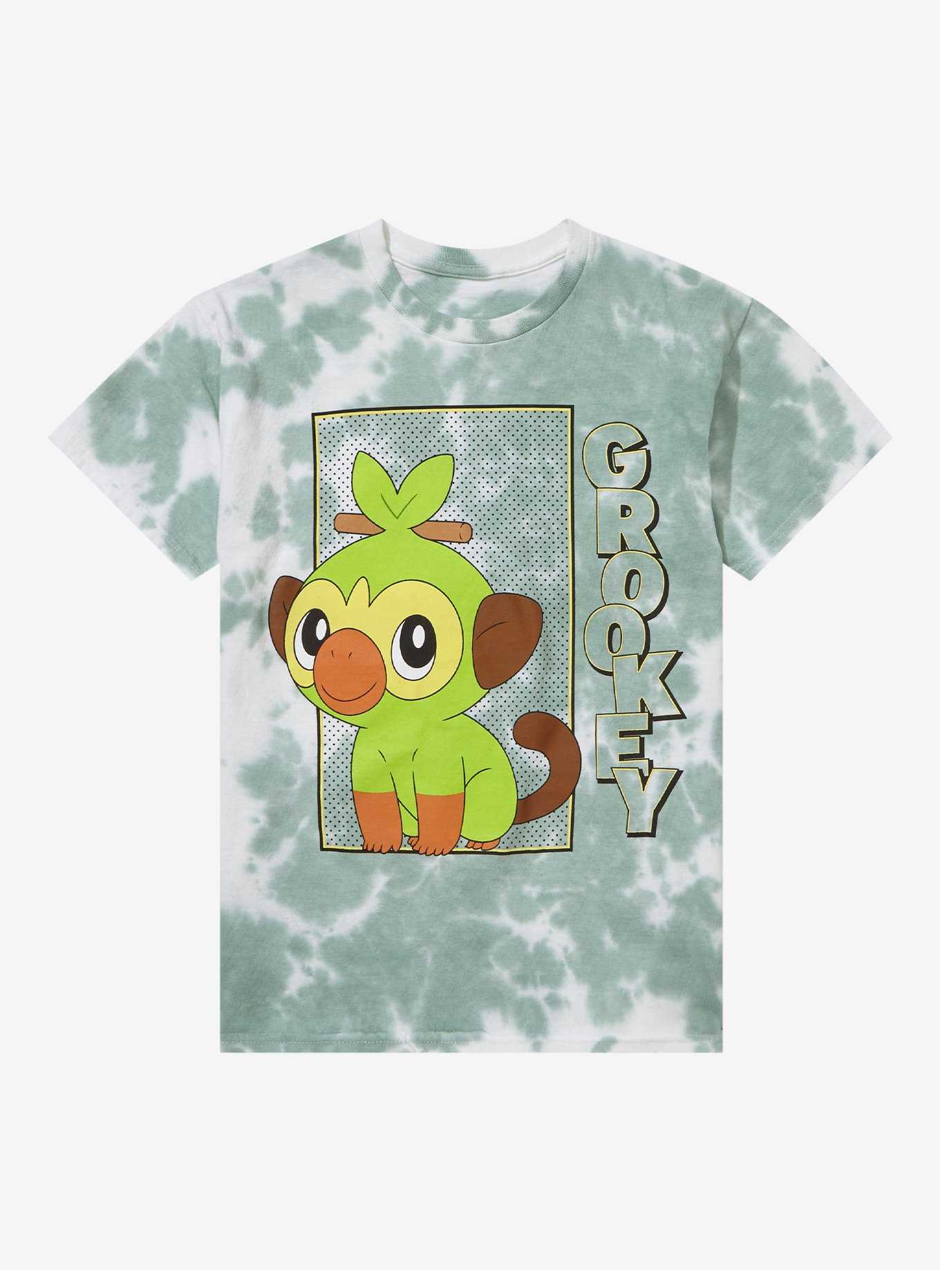 Pokémon Grookey Tie-Dye Youth T-Shirt - BoxLunch Exclusive, , hi-res