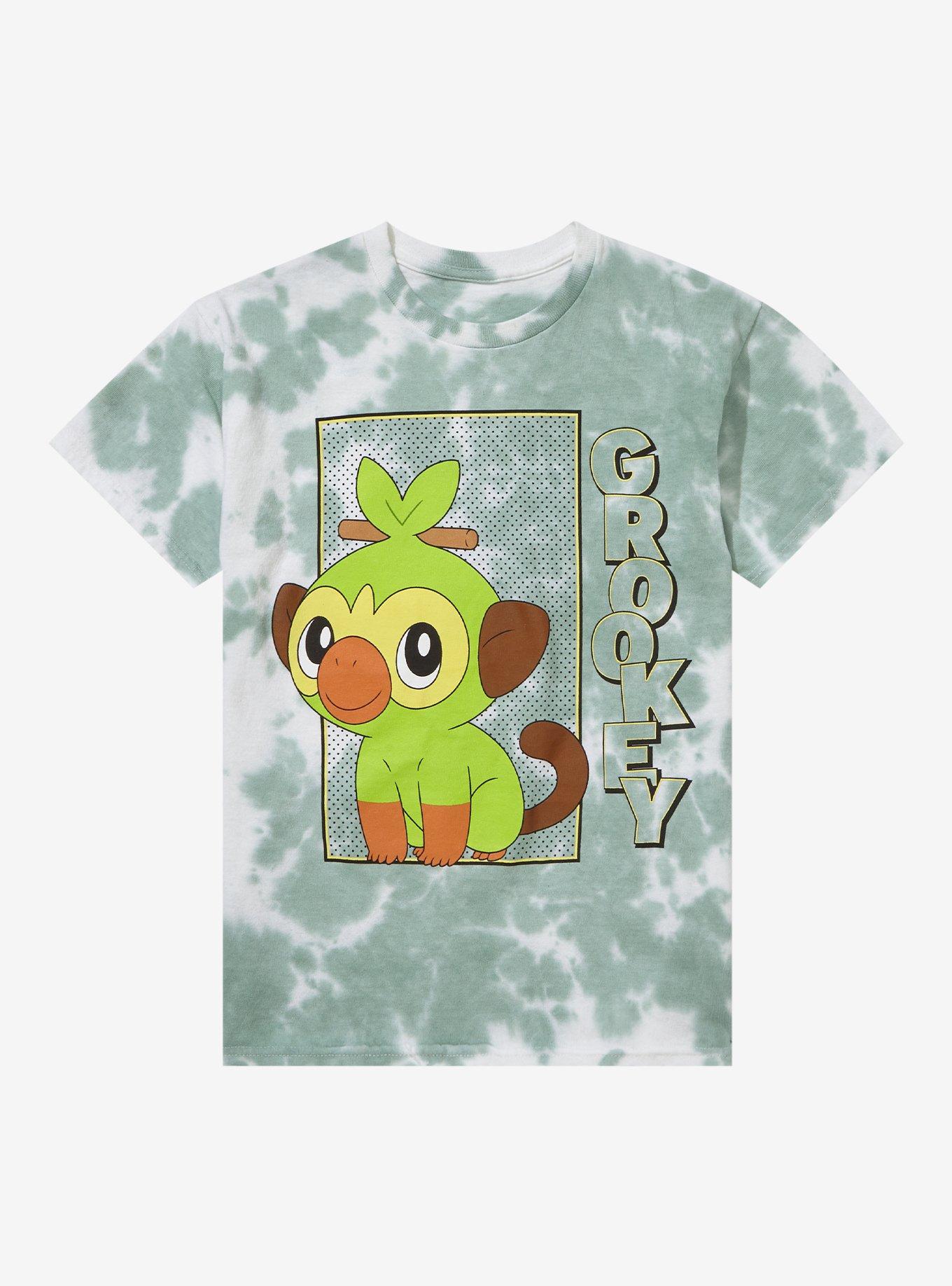 Pokémon Grookey Tie-Dye Youth T-Shirt - BoxLunch Exclusive, , hi-res