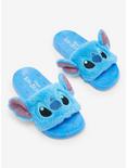 Disney Lilo & Stitch Figural Stitch Slide Sandals - BoxLunch Exclusive, BLUE, hi-res