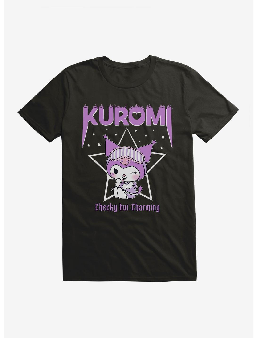 Kuromi Cheeky But Charming T-Shirt, , hi-res
