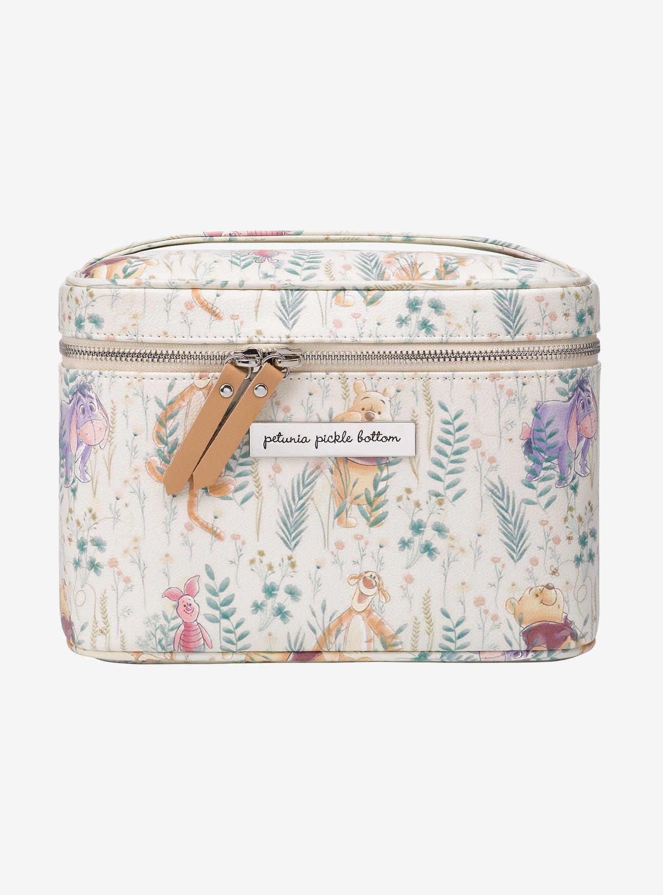 Petunia Pickle Bottom Winnie the Pooh's Friendship in Bloom Inter-Mix Travel Train Case Makeup Bag, , hi-res