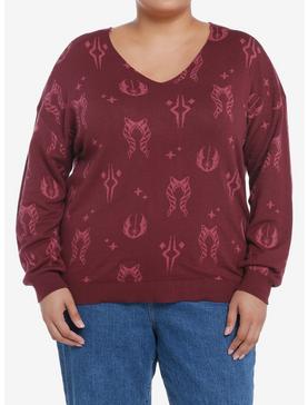 Her Universe Star Wars: The Clone Wars Ahsoka Jedi V-Neck Sweater Plus Size Her Universe Exclusive, , hi-res