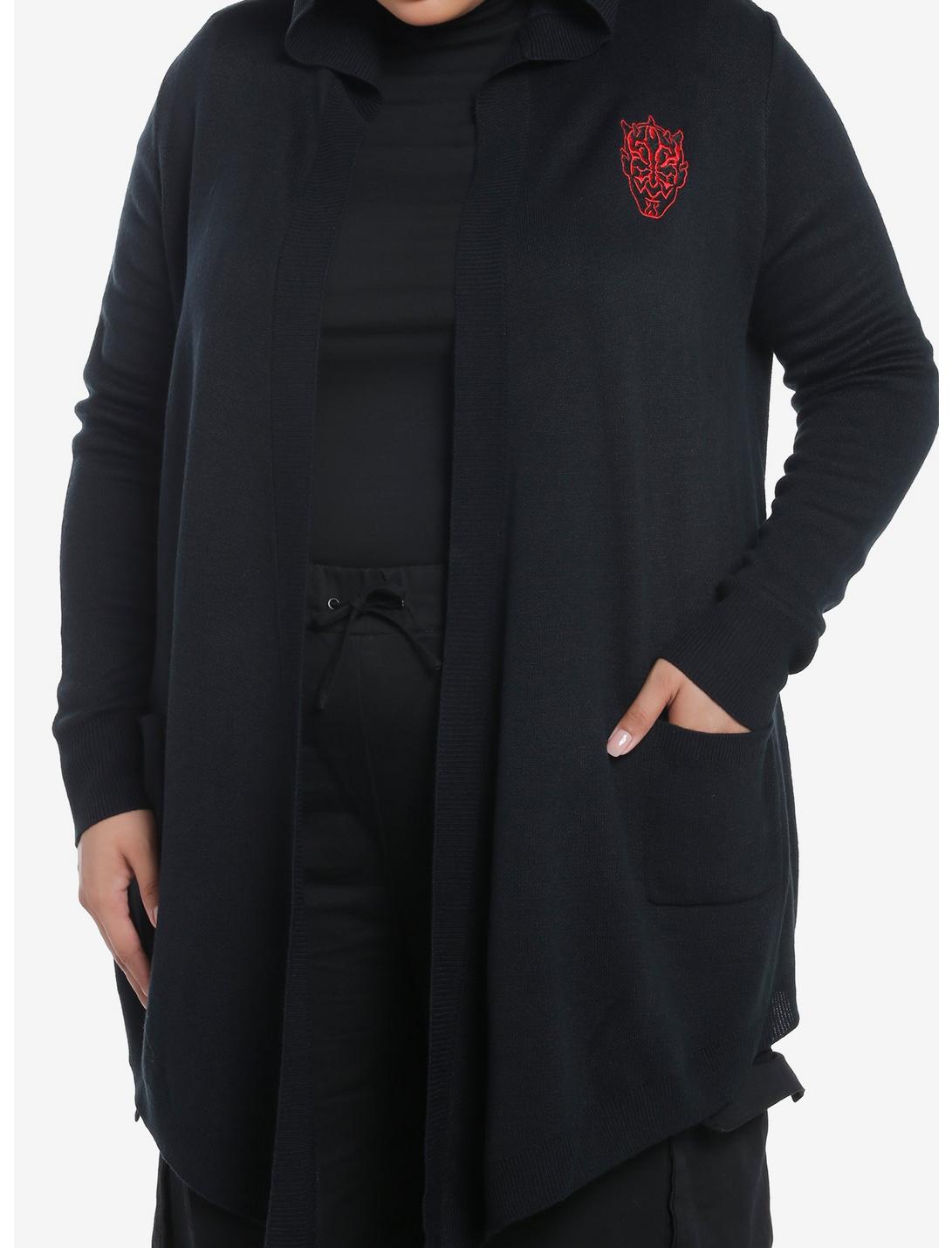 Her Universe Star Wars: The Clone Wars Darth Maul Hooded Cardigan Plus Size Her Universe Exclusive, MULTI, hi-res
