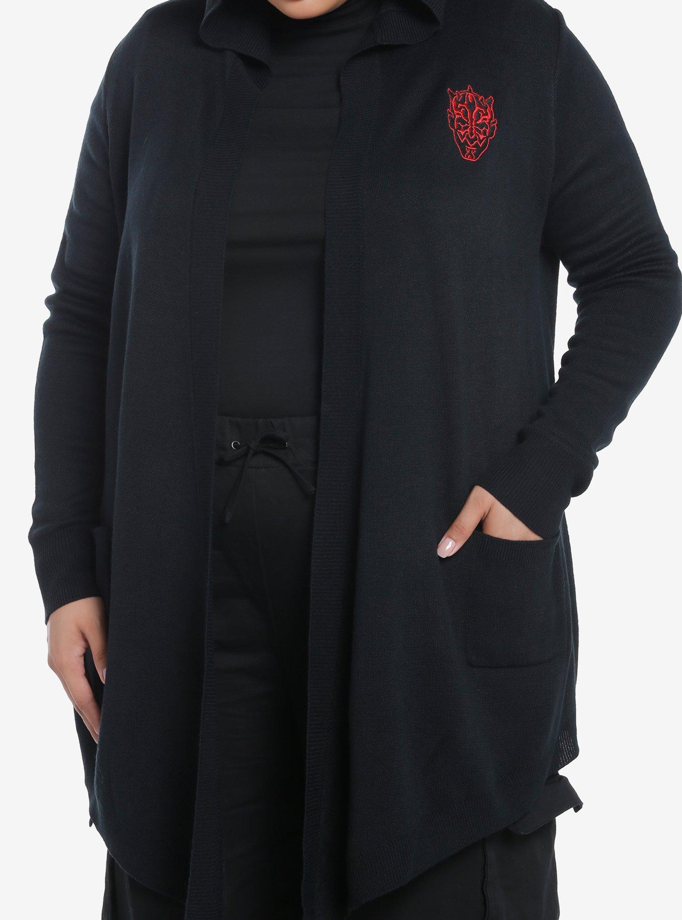 Her Universe Star Wars: The Clone Wars Darth Maul Hooded Cardigan Plus Size Her Universe Exclusive, , hi-res