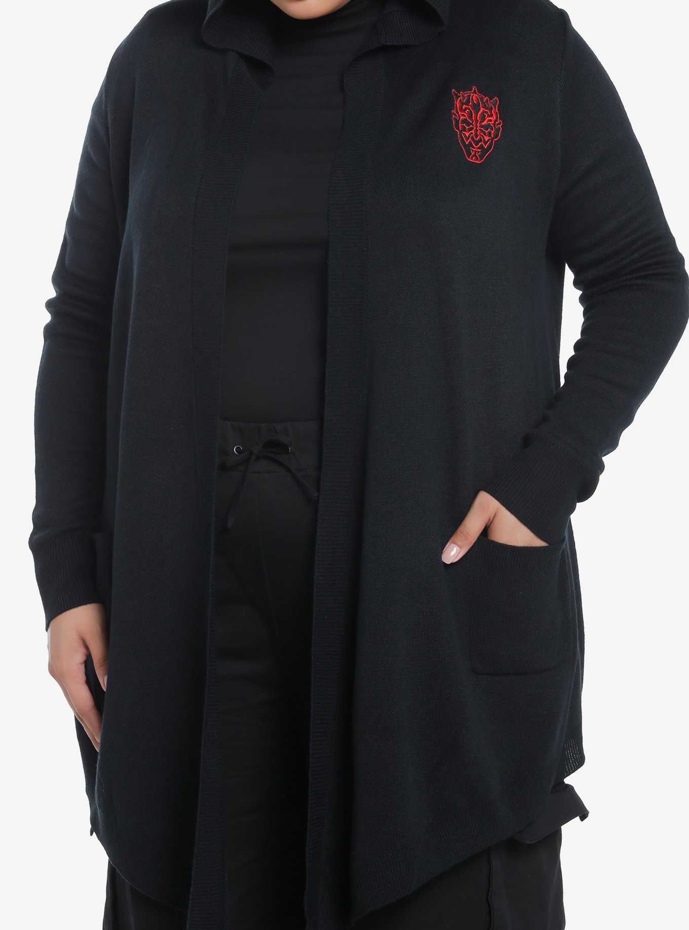 Her Universe Star Wars: The Clone Wars Darth Maul Hooded Cardigan Plus Size Her Universe Exclusive, , hi-res