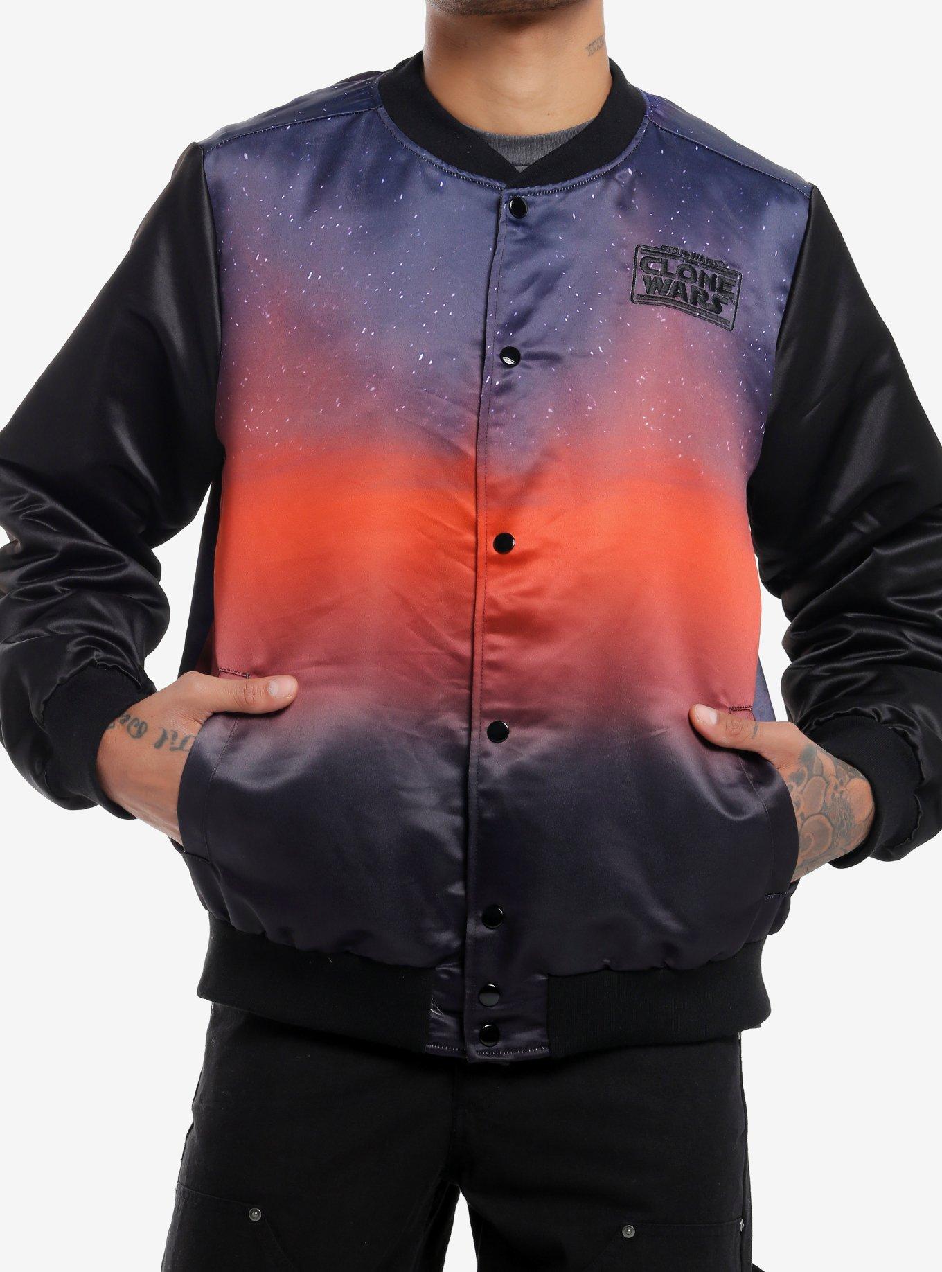 Our Universe Star Wars: The Clone Wars Group Shot Bomber Jacket Our Universe Exclusive, , hi-res