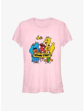 Sesame Street Banner Group Girls T-Shirt, , hi-res