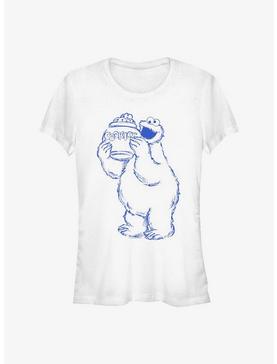 Sesame Street Cookie Monster Cookie Jar Girls T-Shirt, , hi-res