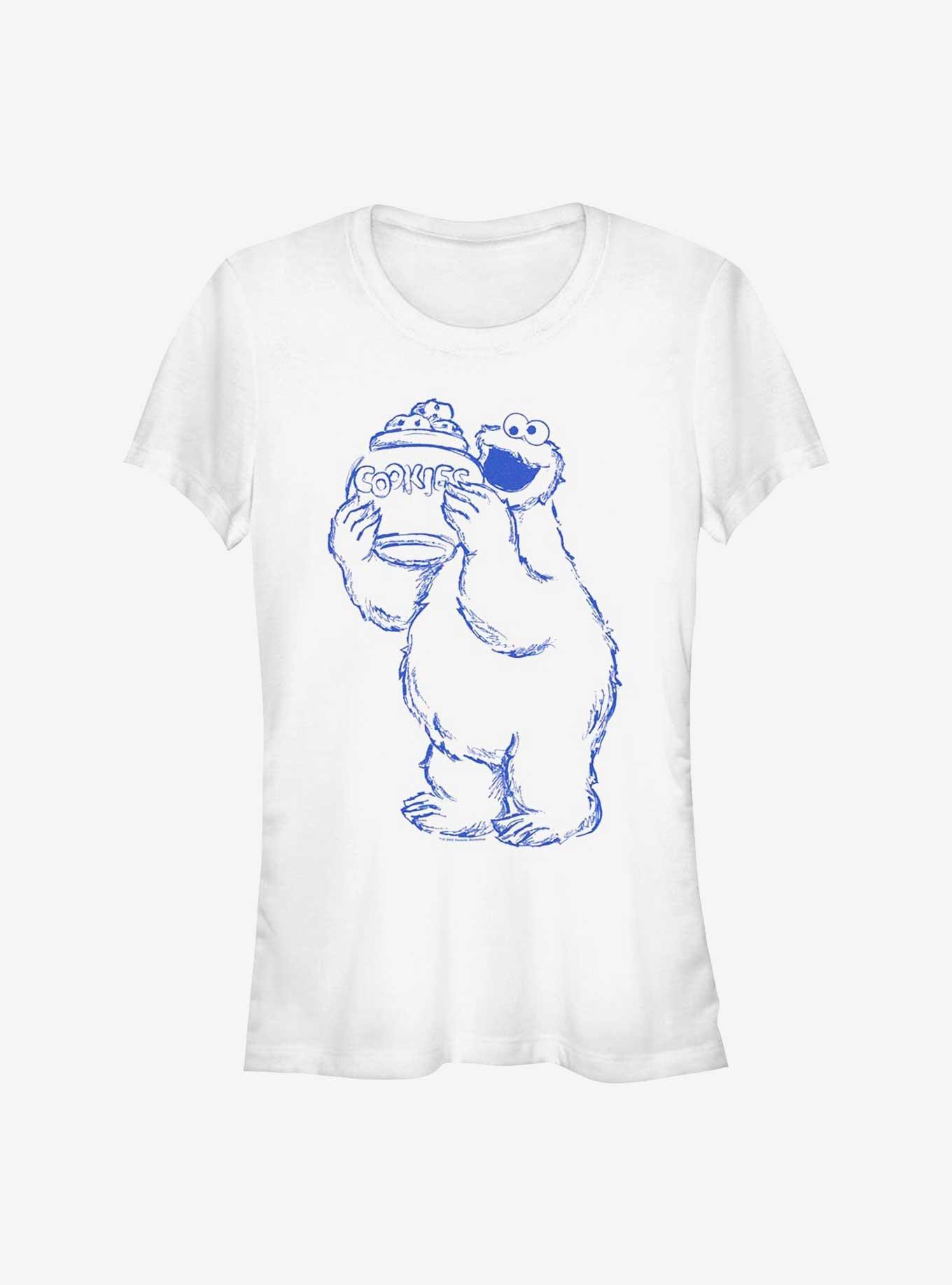Sesame Street Cookie Monster Cookie Jar Girls T-Shirt, , hi-res