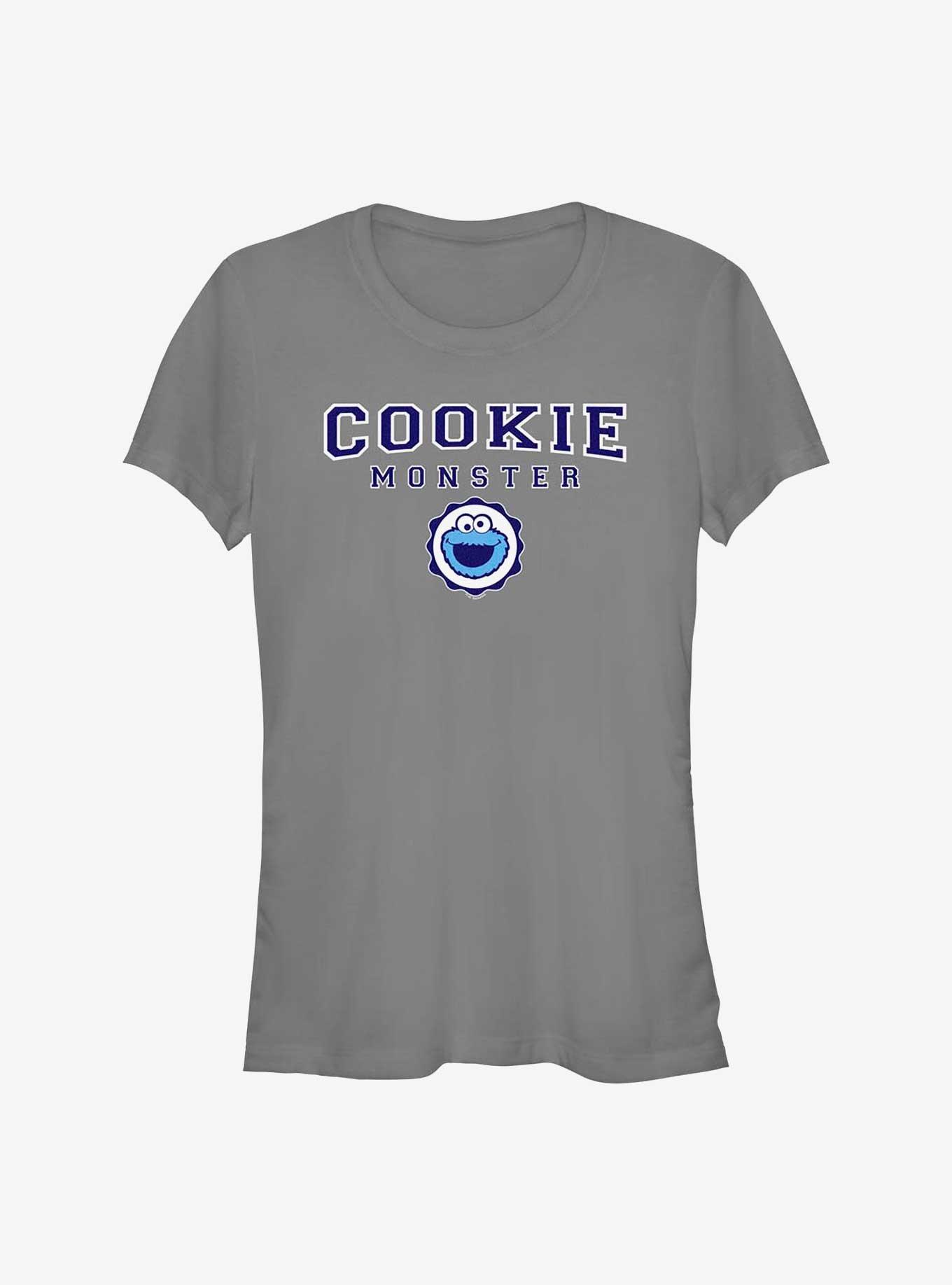 Sesame Street Cookie Monster Cookie Badge Girls T-Shirt, , hi-res