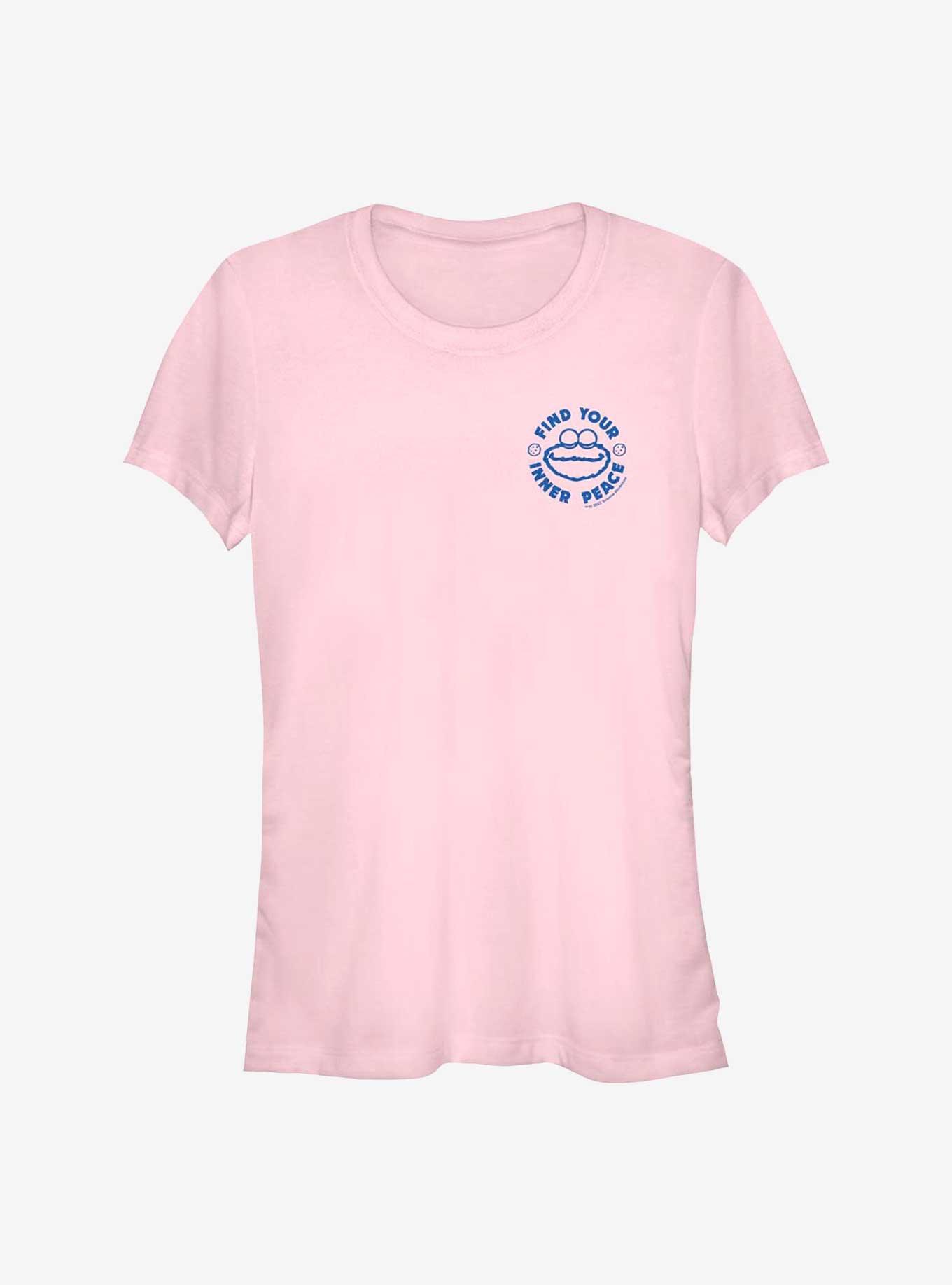 Sesame Street Pocket Cookie Monster Find Your Inner Peace Girls T-Shirt, , hi-res