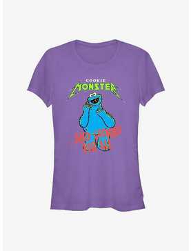 Sesame Street Cookie Monster and Cookies For All Girls T-Shirt, , hi-res