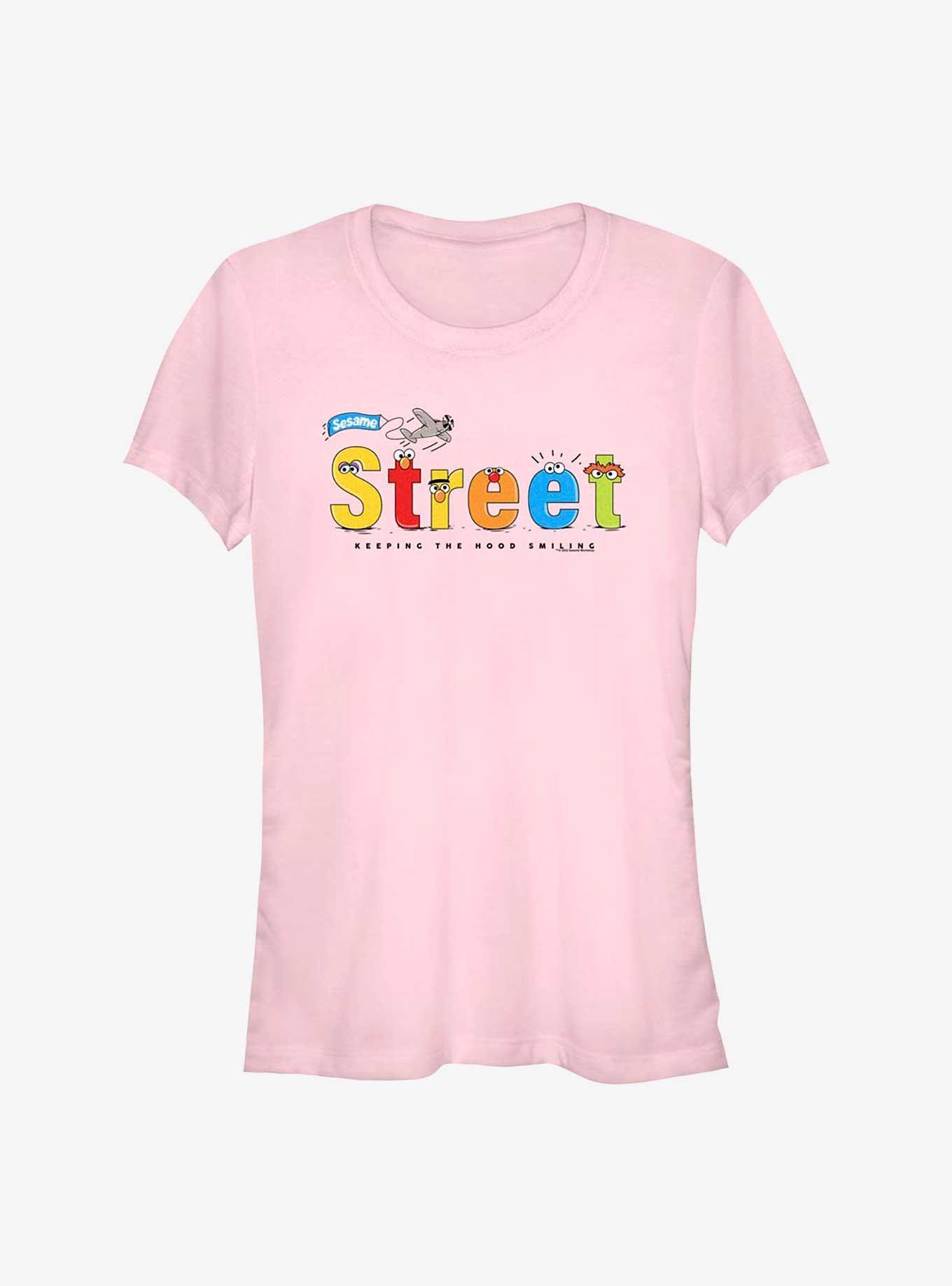 Sesame Street Making The Streets Girls T-Shirt, LIGHT PINK, hi-res