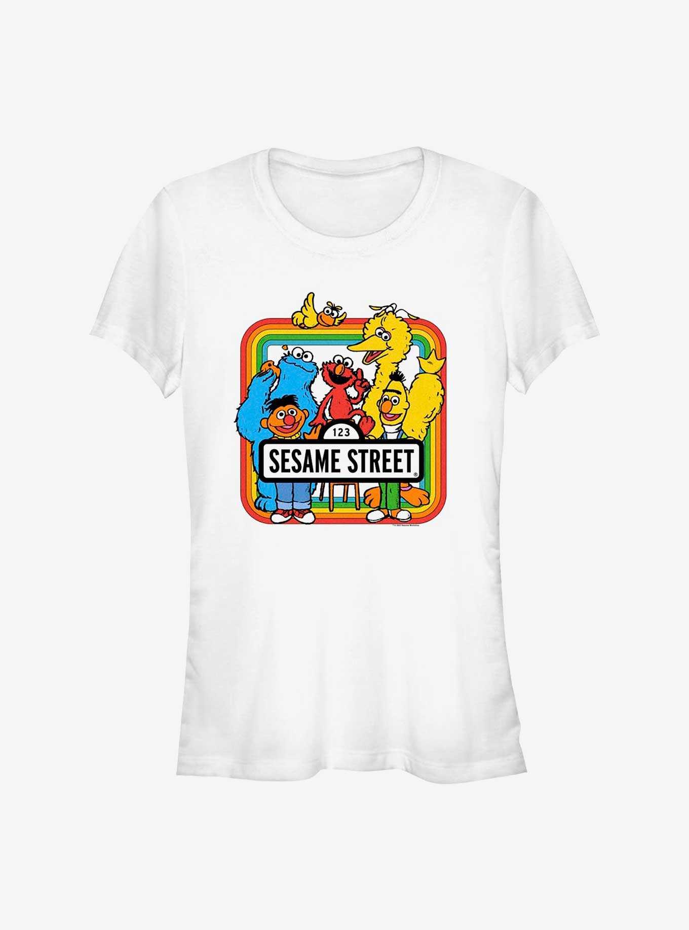 Sesame Street Rainbow Box Girls T-Shirt, , hi-res
