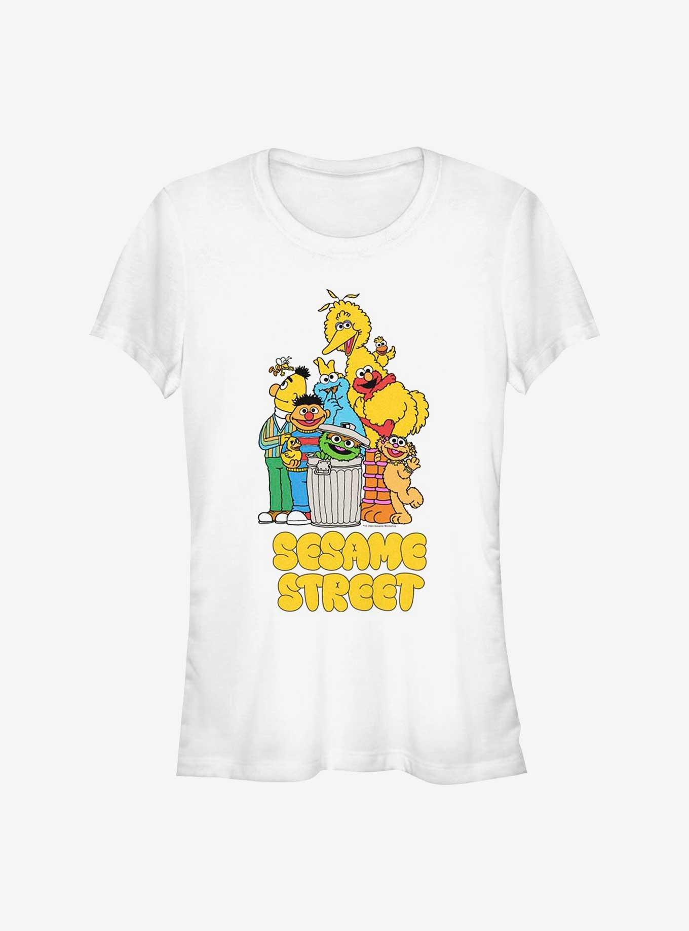 Sesame Street Sesame And Friends Girls T-Shirt, WHITE, hi-res