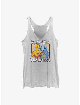 Sesame Street Everything I Know I Learned On The Streets Girls Tank, , hi-res