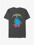 Sesame Street Cookie Monster and Cookies For All T-Shirt, CHARCOAL, hi-res