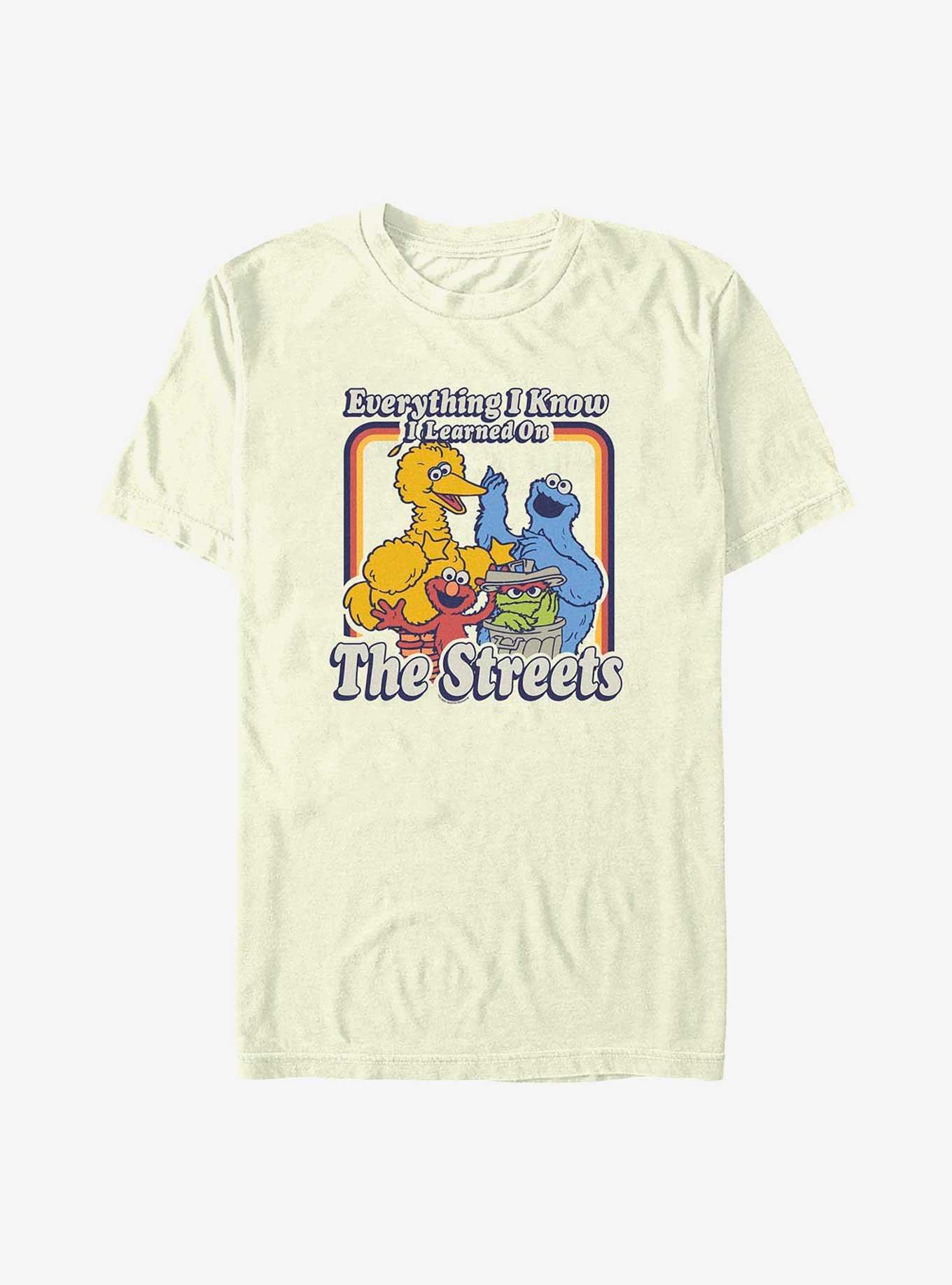 Sesame Street Everything I Know Learned On The Streets T-Shirt