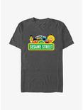 Sesame Street Logo T-Shirt, CHAR HTR, hi-res