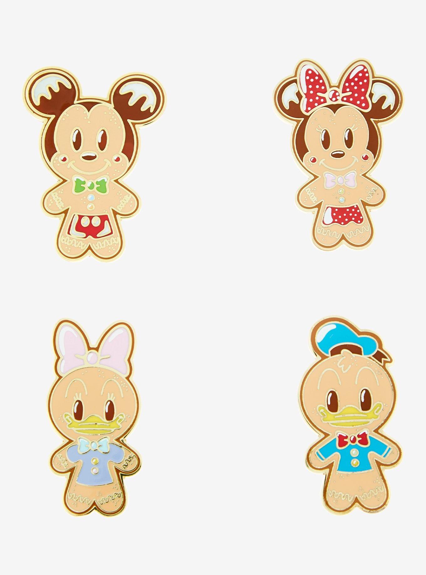Loungefly Disney Mickey Mouse & Friends Gingerbread Enamel Pin Set, , hi-res