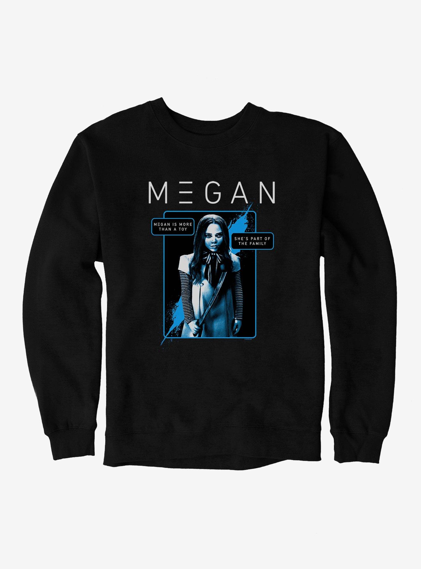 M3GAN Part Of The Family Sweatshirt, BLACK, hi-res