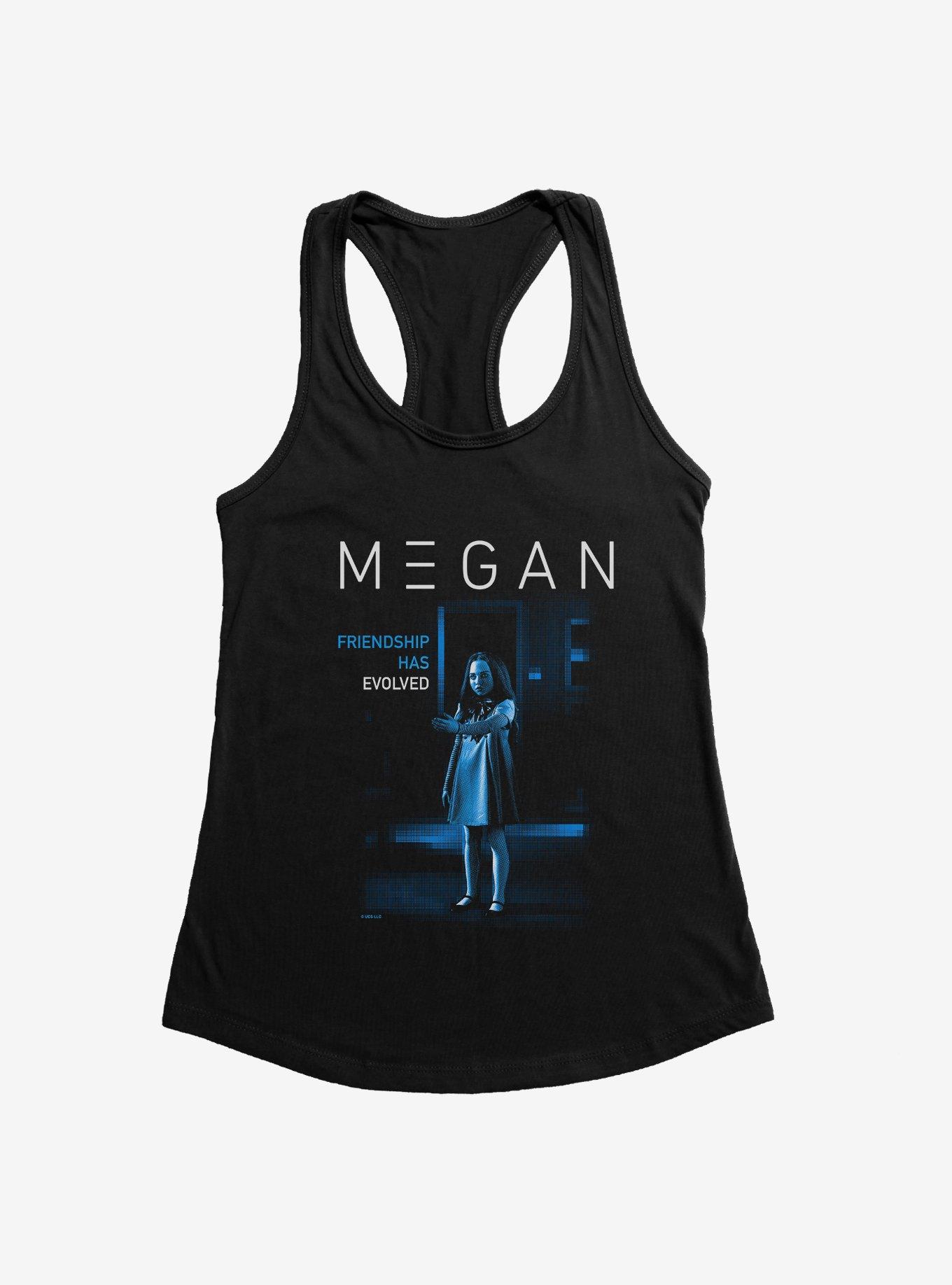 M3GAN Evolved Friendship Womens Tank Top, BLACK, hi-res