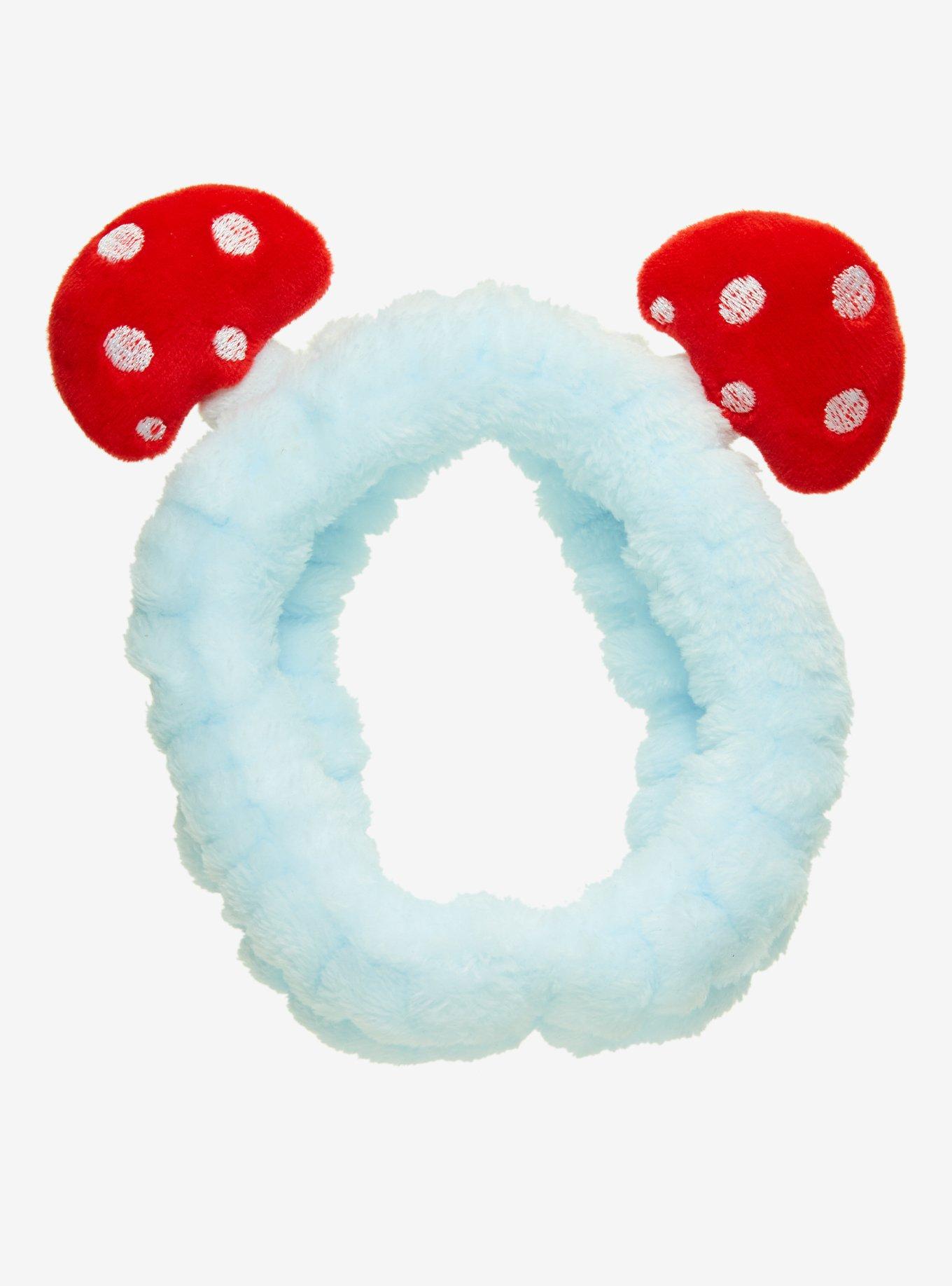 Mushroom Plush Spa Headband, , hi-res